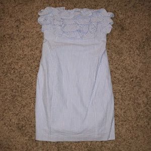 BEAUTIFUL Vineyard Vines Seersucker Ruffle Dress